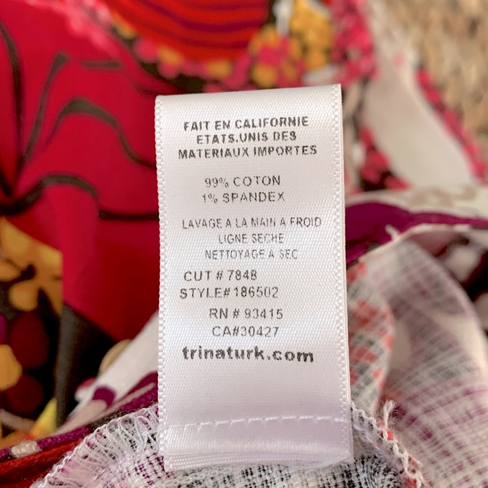 Trina Turk Floral Moss 2 Crop Pant - Picture 14 of 15